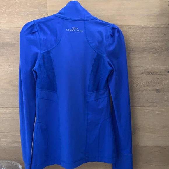Longsleeve Workout Jacket Blue - Picture 6 of 6